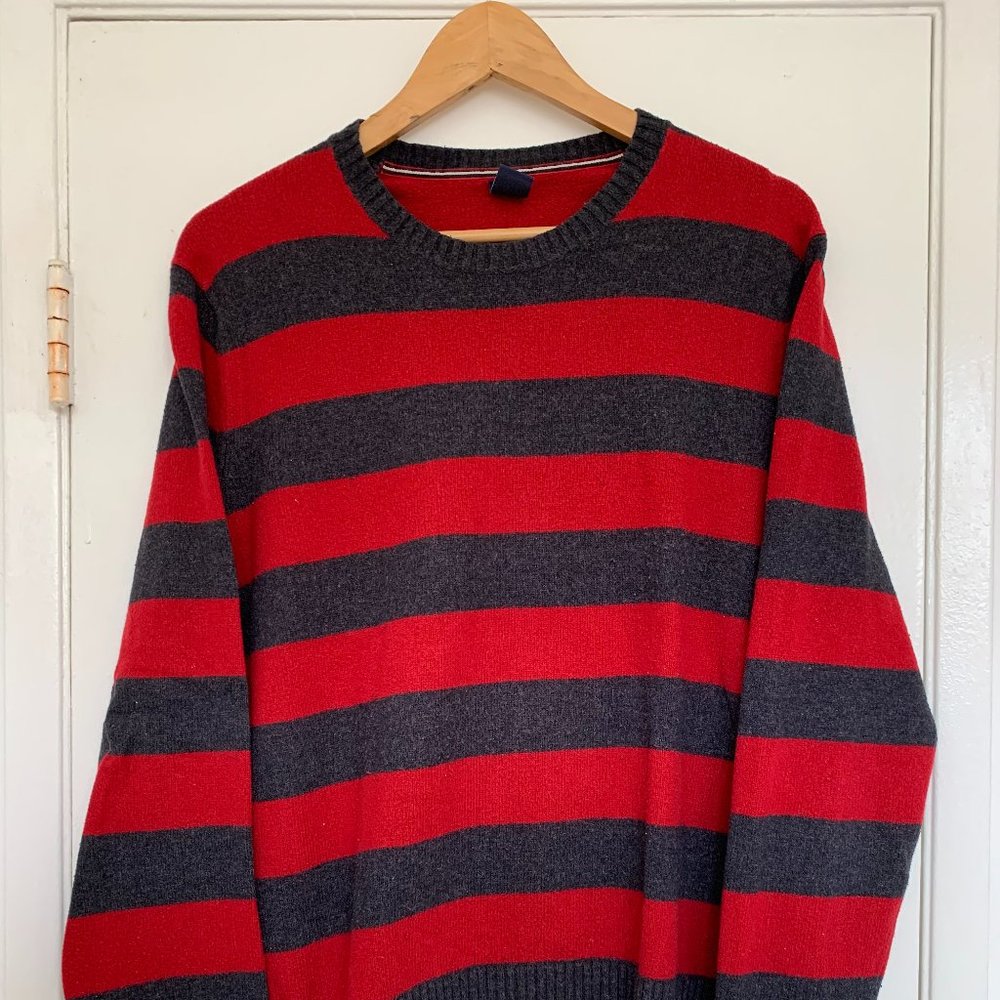 Pre-owned Men's Gap Striped Sweater Medium